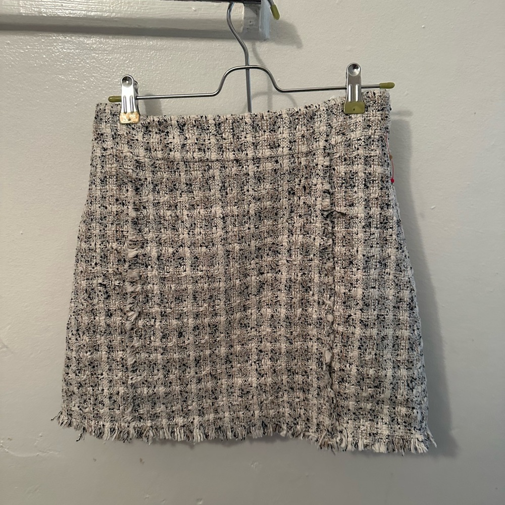 Vintage cream beautiful detailed skirt for women size M
